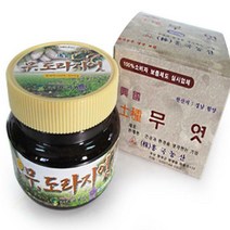 무 도라지 엿(600g)지리산 도라지청 무엿 건강엿 물엿
