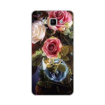 CASETIFY-ST 패션 범퍼 귀여운 케이스 삼성 호환 갤럭시 A5 A500 A3 A300F A7 A700 실리콘 고양이 말 꽃 커버 셸, [01] A3 A300, [22] A127