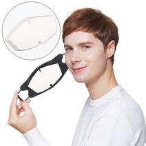 에어렉스 안경 김서림방지 습기방지 실리콘 스포츠마스크, 1개, M 사이즈