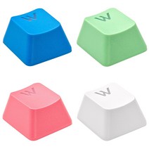 커세어 DOUBLE-SHOT PRO PBT 영문 키캡, 화이트