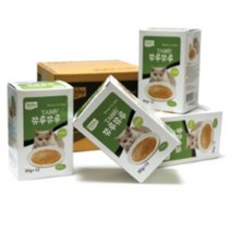 쮸루쮸루 고양이퓨레 타우린 x12 아기고양이간식 3개월 4개월