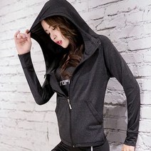 SHJ 스포츠 후드집업 요가 필라테스 기능성 트레이닝웨어