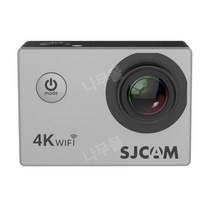 SJ4000 AIR 4K 액션캠 흔들림 방지 방수 스포츠 헬멧 자전거 오토바이 블랙박스, 기본 구성, 실버