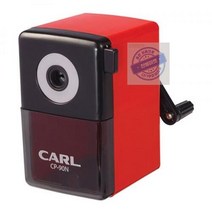 CARL)연필깎이(CP-90N/레드) 자동 연필깎이 전동 프로 초등 귀여운 수동 하이 샤파 휴대용