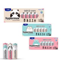 [크린랩] 하이퍼맥스 알카라인 AAA/AA건전지 30알, 구성품:03_AA30알-판다