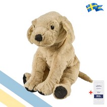 이케아 GOSIG GOLDEN 골든리트리버 봉제인형 40cm + 일회용 손소독제 2p