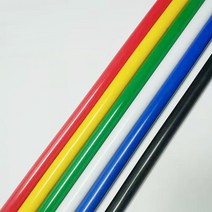 POM 레드 블루 옐로우 그린 스틱 폴리옥시메틸렌 50cm, 05 Green_03 2개 50cm dia.10mm