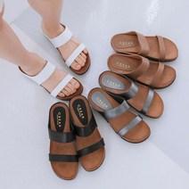 가죽 샌들 편한 슬리퍼 실내화 거실화 하우스 여성 세련된