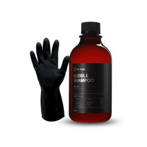 더클래스 버블샴푸 500ml 스노우폼 샴푸 고농축 중성 폼세차 고무장갑, 1. 만년설500ml + 고무장갑 블랙