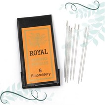 토이앤스티치/자수용 5호 바늘 1쌈 25개 프랑스자수 고급바늘-당일발송