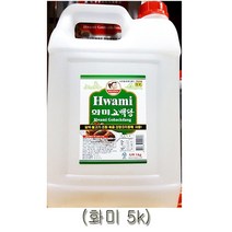 MDO4891 흰물엿 화미 5kg 조미물엿 조청 가정요리물엿/대용량물엿/말통물엿/식당물엿, 1개