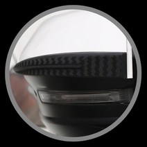 자동차 사이드미러 스크래치 보호가드(2개1세트), BLACK