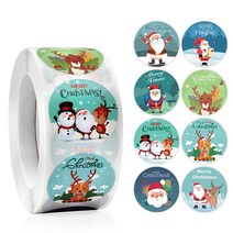 크리스마스 씰 라벨스티커 500PCS [타입3]