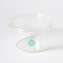 [업체발송] [원형호환S] PLA 용기 500ml 1000개 1JP1133 + [원형호환S] PLA 뚜껑 1000개 1JP3230, 단품