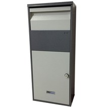 무인택배함 택배 보관함 단독주택 원룸 빌라 도난방지, 회색 96X41X22 잠금열쇠