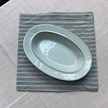 스튜디오엠 올리브 플래터 오벌 그릇 S 200cc, 단품 106282