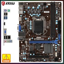 MSI B75MA-IE35 메인 지원합니다 3rd 세대 인텔 코어 i7 i5 i3 펜티엄 셀러론 DDR3 16G 프로세서 소켓의 1155