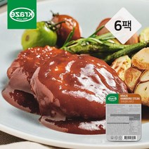 크라제버거 [크라제] 함박스테이크120g x 6팩, 단일옵션