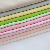 면 무지 60수 원단 10색상 단품 2사이즈 인형옷만들기 원피스원단 연습용 자투리원단, 화이트