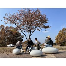 UHPC콘크리트벤치 조약돌벤치 공원벤치 조경벤치, S