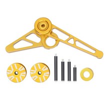 자전거 체인 텐셔너 접는 자전거 바퀴 뒷 변속기 체인 안정기, 200x67mm, 알루미늄 합금, 금