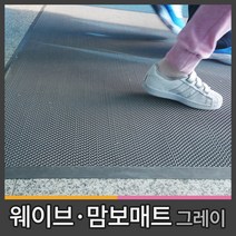 월드그린 미끄럼방지 현관매트 발매트 바닥매트 앤트랩 웨이브매트, C타입 그레이