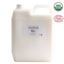 코리아씨밀락 유기농 야자유 정제 코코넛오일, 유기농 야자유 6 리터