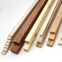 아이베란다 나무쫄대 묶음 목재 원목 합판 얇은 비닐 쫄대 각재 각목, 소나무7x19x800mm(10개)