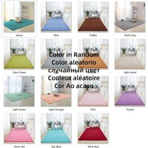 흡수성 아주 아늑한 공간 카펫 거실 메모리 폼 러그 단색 산호 작은 홈 침실 장식, Luxury 50x160cm+색상 in Random