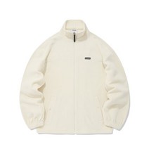 커버낫 플리스 뽀글이 플리스 집업 자켓 아이보리