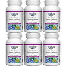 네추럴팩터스 블루베리 농축액 500mg 다중불포화 지방 90소프트젤x6, 1개, 기본