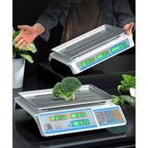 전자저울 30Kg계량 상점 중량 실외 화이트색 베이크 가격표시저울 충전식 상업용 전자식 저울, T18-T13-귤색 업그레이드타입 30kg(3가지용도