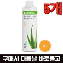 허벌라이프 알로에겔 망고맛 5개 국내정품배송 500ml