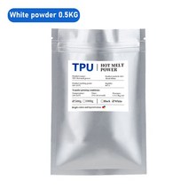 DTF 폴리아미다 분말 승화용 면 DTF 승화 직접 필름 프린터 열 전달 폴리아미드 분말 0.5kg, 한개옵션1, 01 White 0.5KG