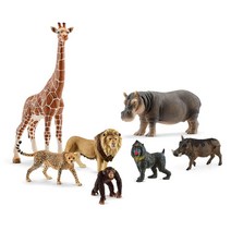 Schleich Wild Life 2023년 신제품 어린이 및 유아용 야생 동물 사파리 장난감 Aardvark 장난감 피규어 만 3세 이상, Animals of Africa Bundle