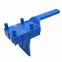 도웰링지그 목공 드릴가이드 목재 장부촉 수공구 핸드 헬드 비트 관절용 구멍 6mm 10mm, 3.blue