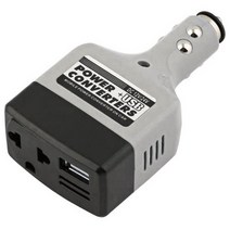 자동차 인버터 dc 12v24v ac 220v 자동 충전 전원 변환기 어댑터 충전기 USB 자동차 전압 인버터 자동차 전자, 검은색, 협력사