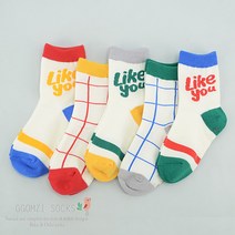 [꼼지] J라이크(5족) 아동양말 세트 유아