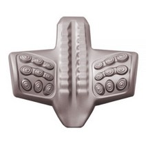 아케소 룸바냅 허리 마사지 용품, 1개, 오로라 퍼플