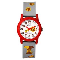 큐앤큐 아동용 어린이시계 아날로그 방수 교육 캐릭터 학습 손목시계