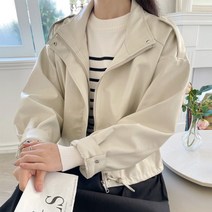 [루시다] 예시카 레더 자켓