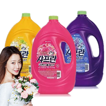 GKL 구연산 흰옷누런때 장판찌든때[1위파워샵] 1등 LG샤프란 손잡이용기형 대용량 3100ml 선물용 +구연산플러스구연산효능 구연산워터, LG샤프란 3100ml손잡이용기형(아로마브리즈)