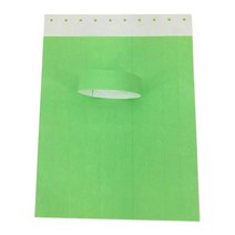 합성 데크 목재 합판 원목 방부목Tyvek-종이 합성 종이 팔찌 회의 스티커 손목 밴드 인쇄 패턴 로고 카드, 09 Light green_01 one size