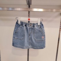 래핑차일드 부평점 4부기장감의 미니 데님 스커트 B3A49-43I-7O LHC