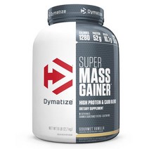 Dymatize Super Mass Gainer Gourmet Vanilla 6 lbs (2.7 kg), 1개, 상세내용참조