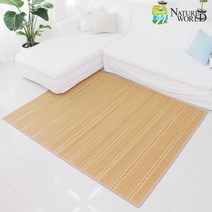 네이처월드 천연 대나무 대자리 여름매트 거실 바닥 돗자리 침실 침대, 컬러 튤립 대자리