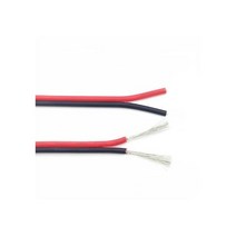 5m10m20m UL2468 2 핀 전선 주석 도금 구리 절연 PVC 연장 LED 스트립 케이블 1618202224262830 게이지 AWG, Black Red_5 Meters | 16AWG