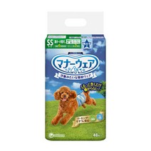 LG유니참 강아지기저귀 매너웨어 남아용 SS (48P) (매너밸트)