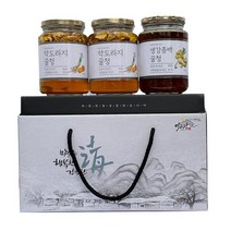 이고장식품 꿀청 3종 선물세트 약도라지꿀청 500g X 2개 + 생강총백꿀청 500g X 1개 1세트, 없음