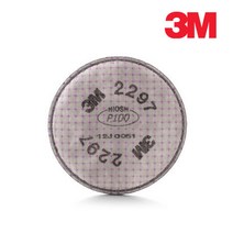 3M 2297 방진필터 [1봉2개입] /6000시리즈, 단일 수량, 1개
